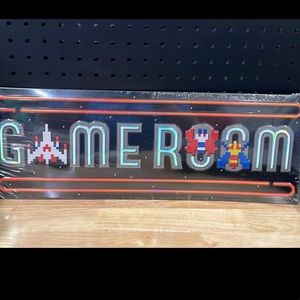 Gameroom Metal Sign, Brand New. NWT